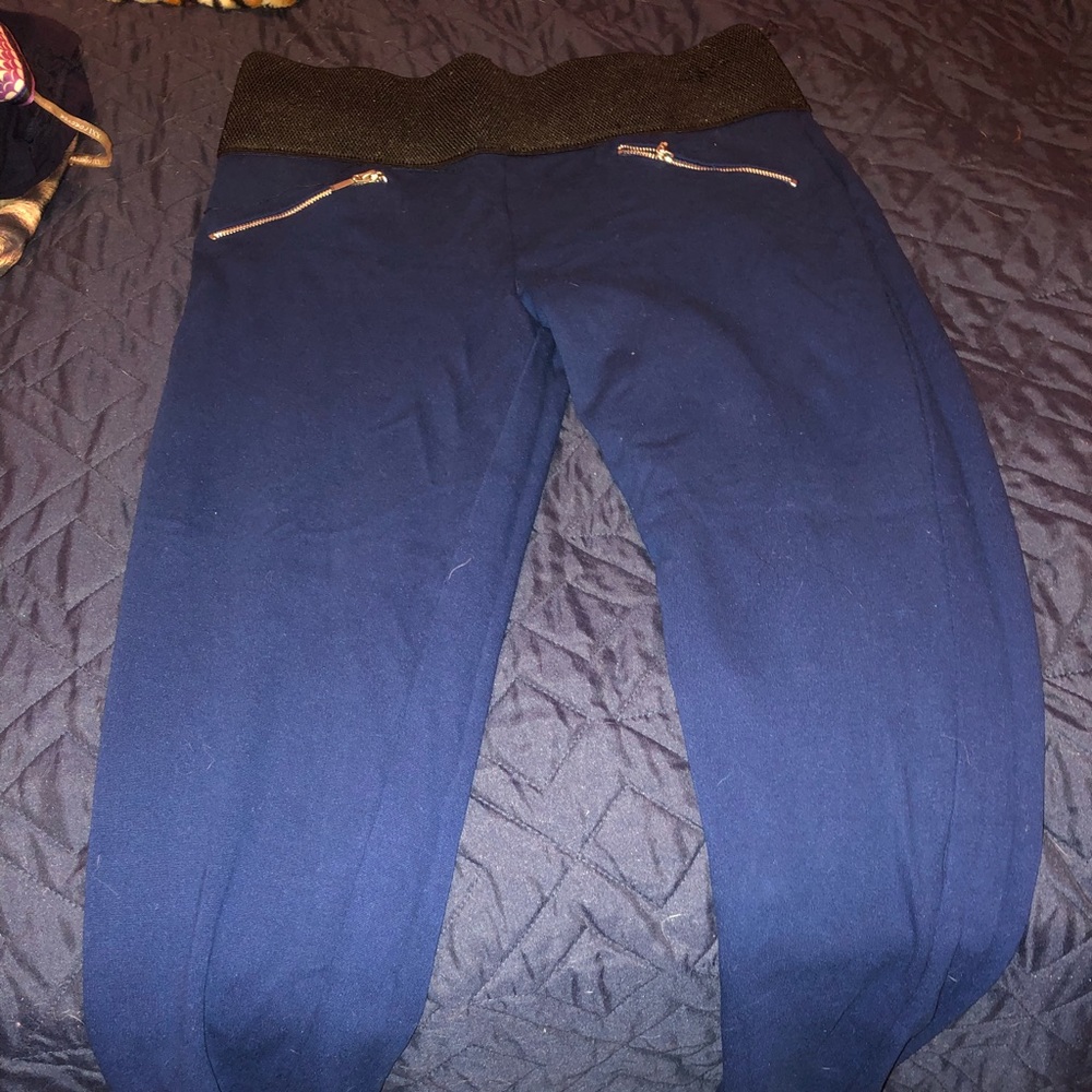 Blue skinny pant